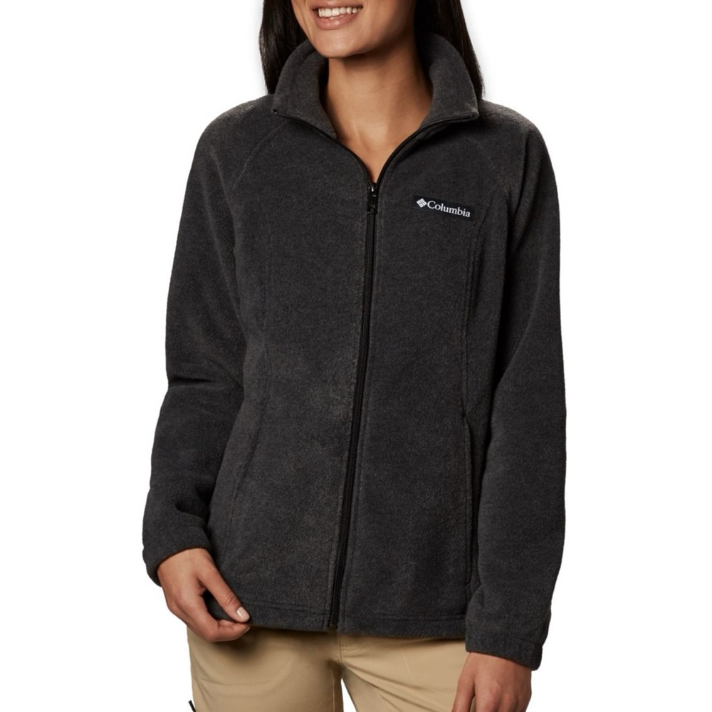 COLUMBIA Black Benton Springs Full Zip Fleece Jacket